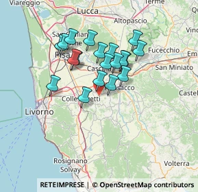 Mappa 56040 Crespina Lorenzana PI, Italia (11.46316)