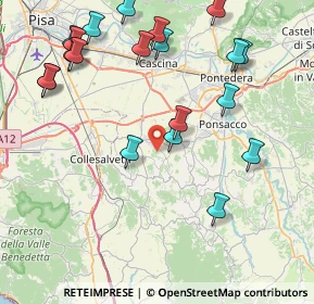 Mappa 56040 Crespina Lorenzana PI, Italia (10.0065)