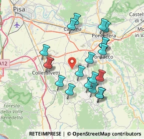 Mappa 56040 Crespina Lorenzana PI, Italia (7.053)