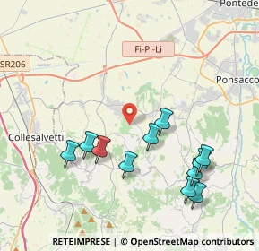 Mappa 56040 Crespina Lorenzana PI, Italia (4.28182)