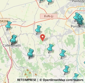 Mappa 56040 Crespina Lorenzana PI, Italia (6.4685)