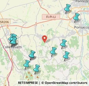 Mappa 56040 Crespina Lorenzana PI, Italia (5.27214)