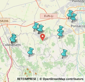Mappa 56040 Crespina Lorenzana PI, Italia (4.26417)