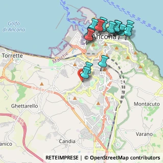 Mappa Via A. Maggini, 60127 Ancona AN, Italia (2.36611)