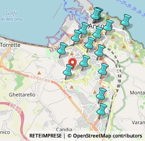Mappa 60100 Ancona AN, Italia (1.9825)