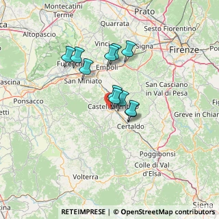 Mappa Via Umberto Terracini, 50051 Castelfiorentino FI, Italia (10.31455)