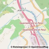 Térkép Tavarnelle Val di Pesa