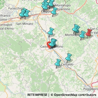 Mappa Via G. La Pira, 50051 Castelfiorentino FI, Italia (10.506)