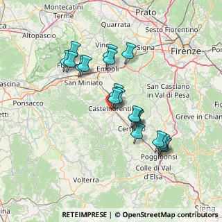 Mappa Via G. La Pira, 50051 Castelfiorentino FI, Italia (13.45)