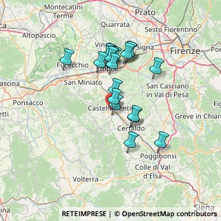 Mappa Via G. La Pira, 50051 Castelfiorentino FI, Italia (12.4415)