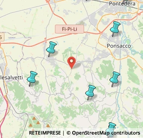 Mappa Via Volpaia, 56040 Crespina Lorenzana PI, Italia (6.96417)