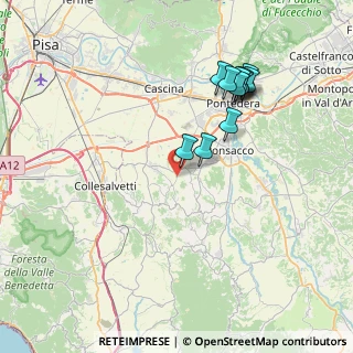 Mappa Via Volpaia, 56040 Crespina Lorenzana PI, Italia (7.66273)