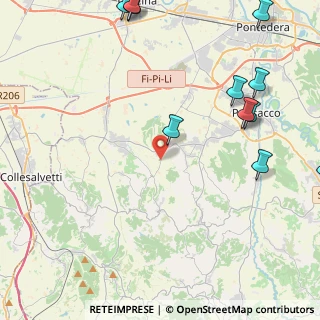 Mappa Via Volpaia, 56040 Crespina Lorenzana PI, Italia (6.85857)