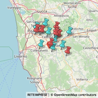 Mappa Via Volpaia, 56040 Crespina Lorenzana PI, Italia (10.4185)