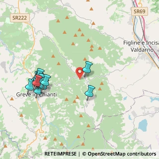 Mappa Via Alessandro François, 50022 Greve in Chianti FI, Italia (4.45923)