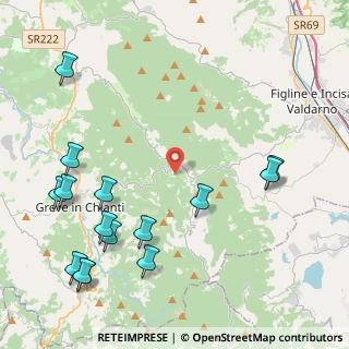 Mappa Via Alessandro François, 50022 Greve in Chianti FI, Italia (5.67133)