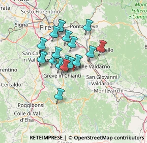 Mappa Via Alessandro François, 50022 Greve in Chianti FI, Italia (10.6215)