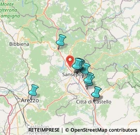 Mappa Via Cignano, 52037 Sansepolcro AR, Italia (10.93)