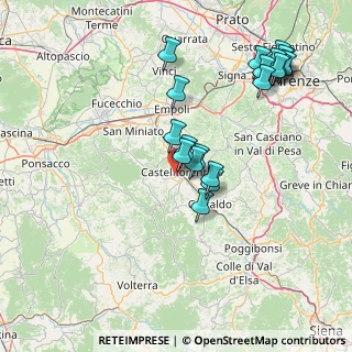 Mappa Via Ferruccio Parri, 50051 Castelfiorentino FI, Italia (16.719)
