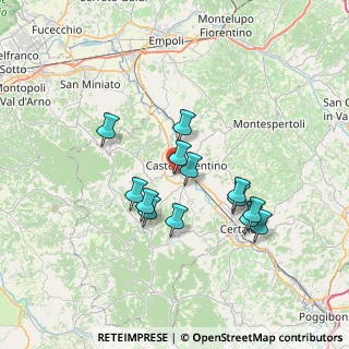 Mappa Via Ferruccio Parri, 50051 Castelfiorentino FI, Italia (6.24692)