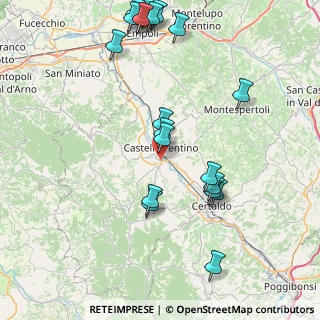 Mappa Via Machiavelli, 50051 Castelfiorentino FI, Italia (9.795)
