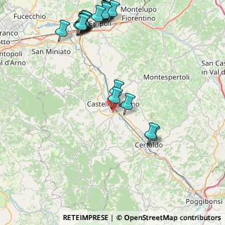 Mappa Via Machiavelli, 50051 Castelfiorentino FI, Italia (11.228)