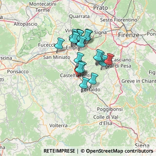 Mappa Via Machiavelli, 50051 Castelfiorentino FI, Italia (10.57)