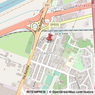 Mappa Via Eugenio Curiel,  17, 57017 Collesalvetti, Livorno (Toscana)