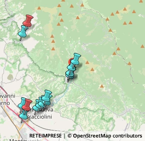 Mappa Via del Molino, 52024 Loro Ciuffenna AR, Italia (4.622)