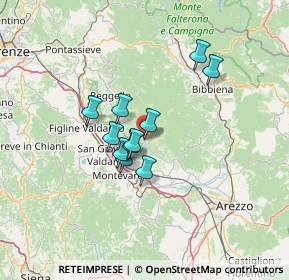 Mappa Piazza Giuseppe Garibaldi, 52024 Loro Ciuffenna AR, Italia (9.67818)