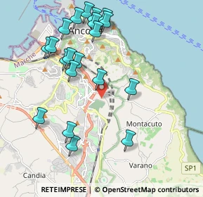 Mappa Via San Giacomo della Marca, 60128 Ancona AN, Italia (2.237)