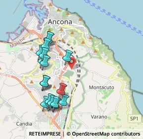 Mappa Via San Giacomo della Marca, 60128 Ancona AN, Italia (2.06105)