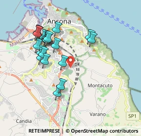 Mappa Via San Giacomo della Marca, 60128 Ancona AN, Italia (1.853)