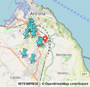 Mappa Via San Giacomo della Marca, 60128 Ancona AN, Italia (1.6175)
