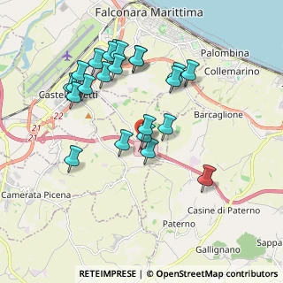 Mappa Via Saline, 60131 Ancona AN, Italia (1.91739)