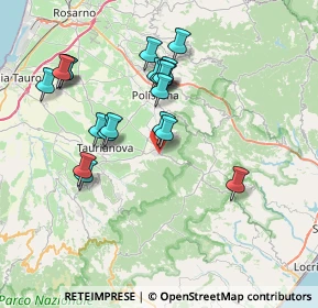 Mappa Via Giuseppe Mazzini, 89022 Cittanova RC, Italia (7.919)