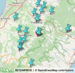 Mappa Via Giuseppe Mazzini, 89022 Cittanova RC, Italia (8.951)