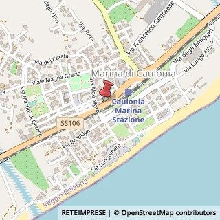 Mappa 89041 Caulonia Marina Rc, 89041 Caulonia, Reggio di Calabria (Calabria)