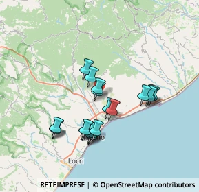 Mappa Contrada Palma Inferiore, 89042 Gioiosa Ionica RC, Italia (7.11105)