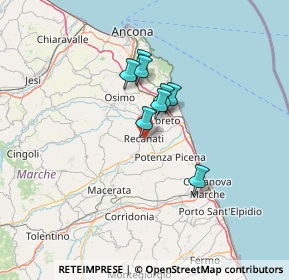 Mappa 62019 Recanati MC, Italia (28.43636)