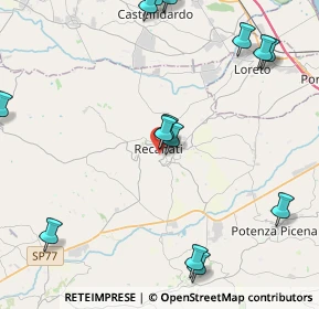 Mappa 62019 Recanati MC, Italia (5.79)