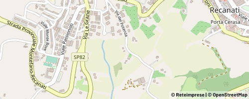 Mappa Recanati