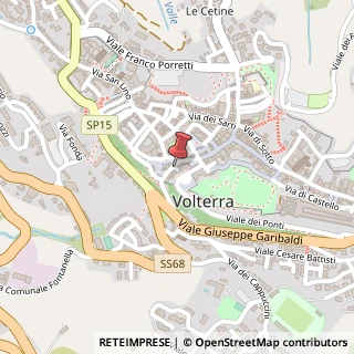 Mappa Via Porta all'Arco, 53, 56048 Volterra, Pisa (Toscana)