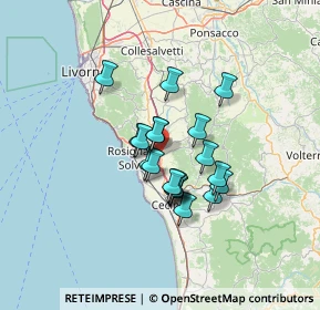 Mappa Via Aldo Moro, 56040 Castellina Marittima PI, Italia (9.772)