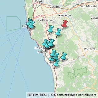 Mappa Via Aldo Moro, 56040 Castellina Marittima PI, Italia (9.96421)