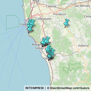 Mappa Via Aldo Moro, 56040 Castellina Marittima PI, Italia (11.115)