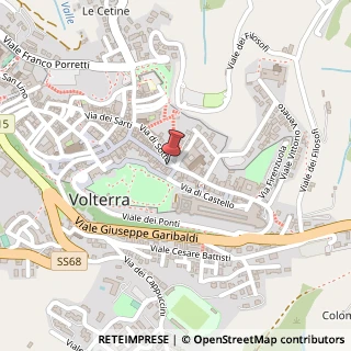 Mappa Piazza XX Settembre, 20, 56048 Volterra, Pisa (Toscana)