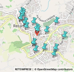 Mappa Via Igino Simboli, 62019 Recanati MC, Italia (0.4715)