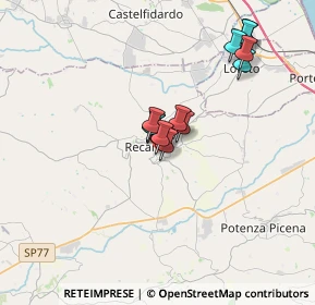 Mappa Via Igino Simboli, 62019 Recanati MC, Italia (2.92917)