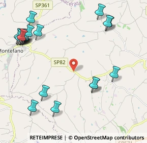 Mappa SP 82, 62019 Recanati MC, Italia (2.8765)